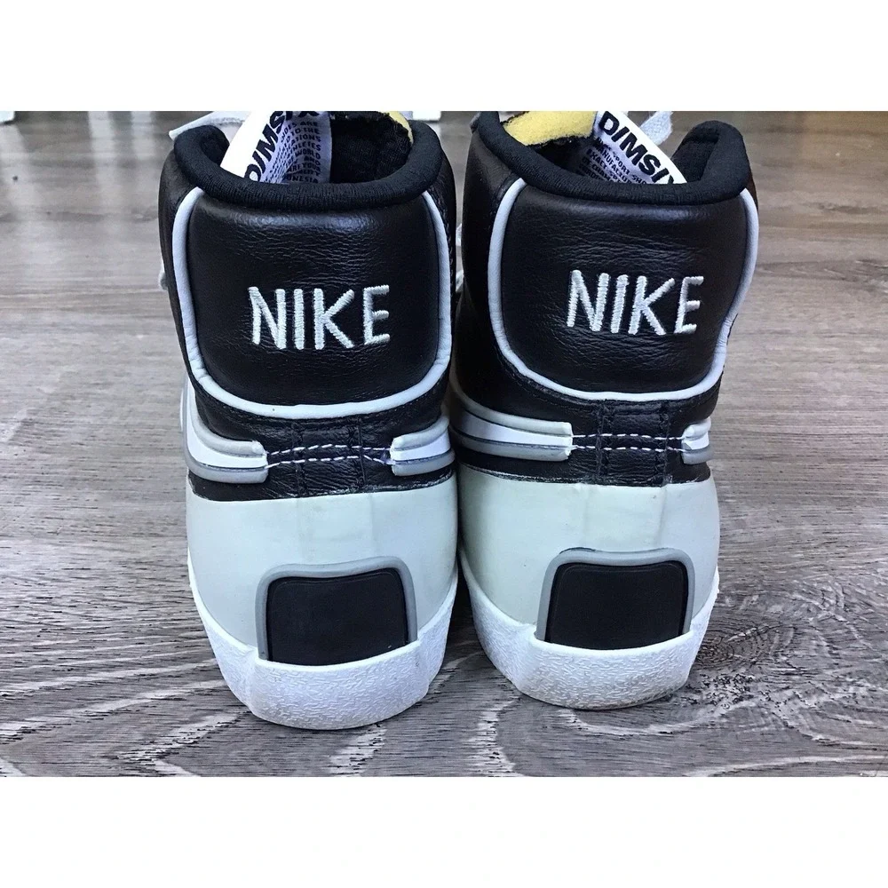 Nike Blazer Mid 77 Infinite Mens Size 7.5 US DA7233-001 Black White Leather Shoe